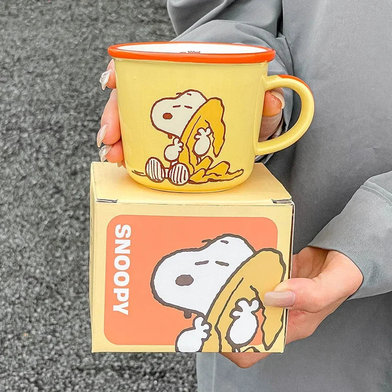 Snoopy Mugs Couple Kawaii Coffee Cup