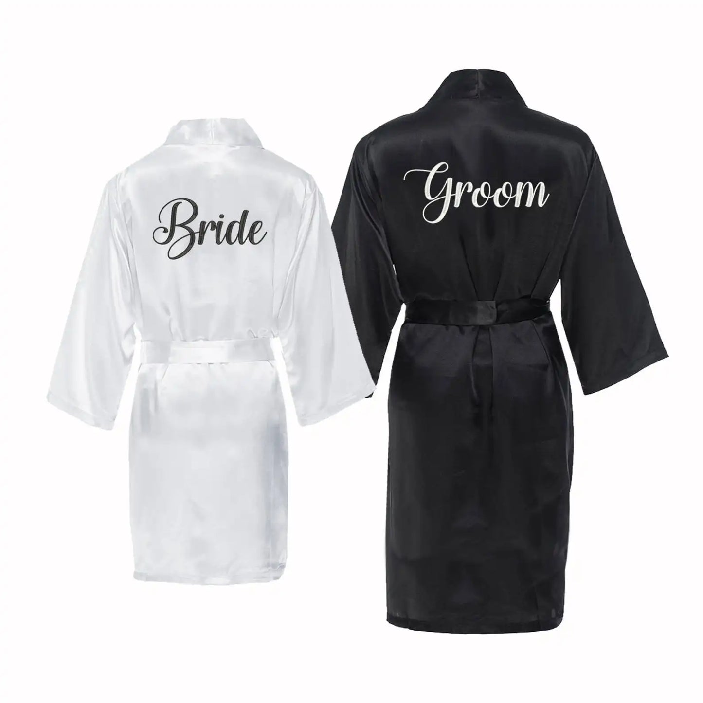 Personalized Bride & Groom Robes – Monogrammed His & Hers Set