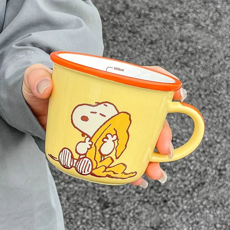 Snoopy Mugs Couple Kawaii Coffee Cup