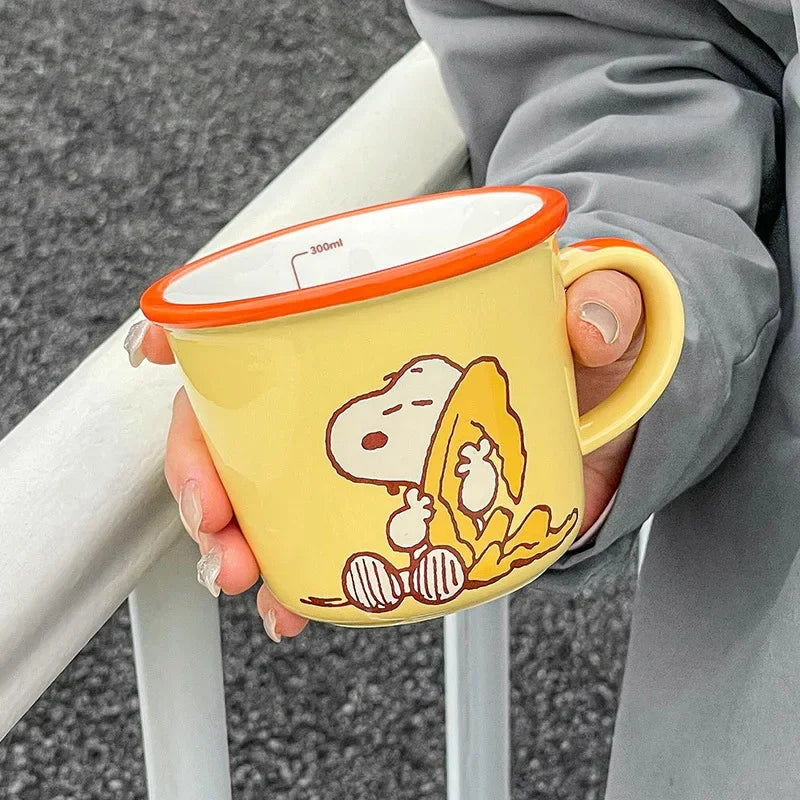 Snoopy Mugs Couple Kawaii Coffee Cup