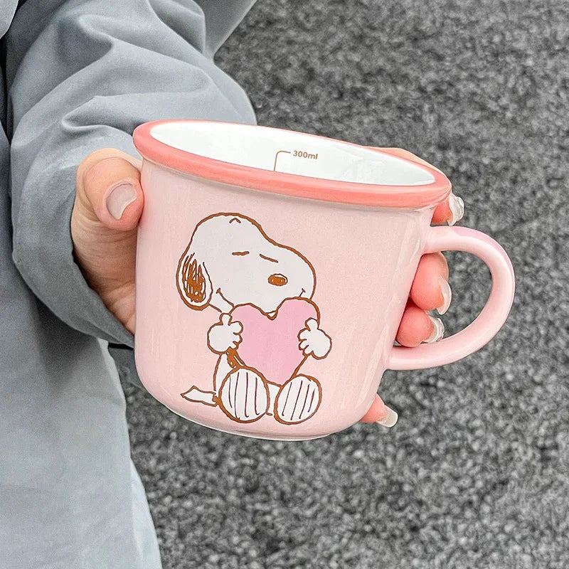 Snoopy Mugs Couple Kawaii Coffee Cup
