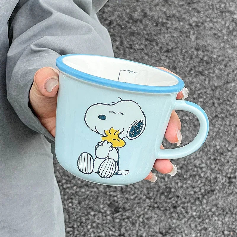 Snoopy Mugs Couple Kawaii Coffee Cup