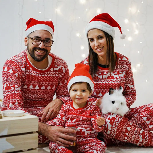 Family Matching Christmas Pajamas – Winter Holiday Sleepwear Set