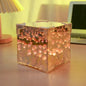 DIY Tulip Mirror Cube Lamp Simulation Flower