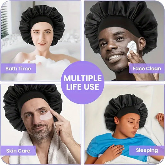 Women's 2025 Satin Bonnet-Elastic Band, Cozy Fit,