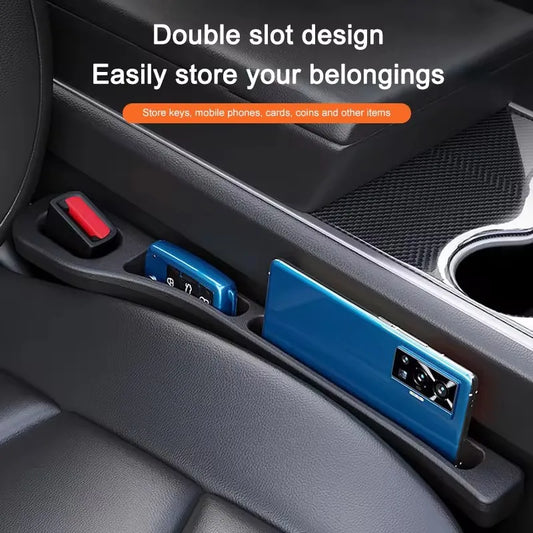 2-Piece Car Seat Gap Organizer – Waterproof Storage Plug