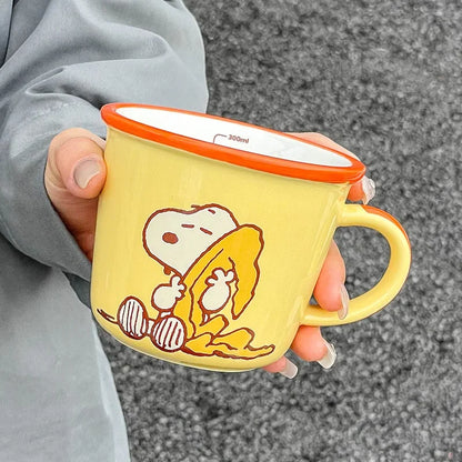 Snoopy Mugs Couple Kawaii Coffee Cup