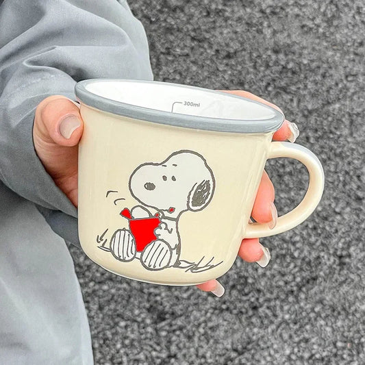 Snoopy Mugs Couple Kawaii Coffee Cup