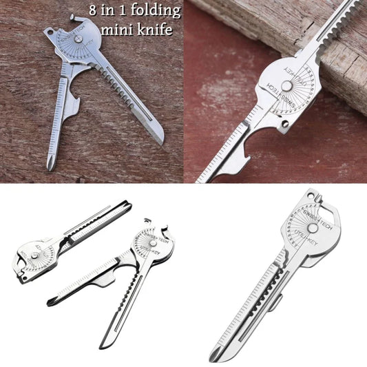 Compact Multi-Tool Keychain – Portable Screwdriver & Bottle Opener