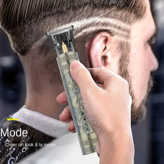 Vintage T9 Cordless Electric Hair Trimmer – Professional Beard & Hair Clipper