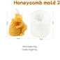 3D Bee Honeycomb Candle