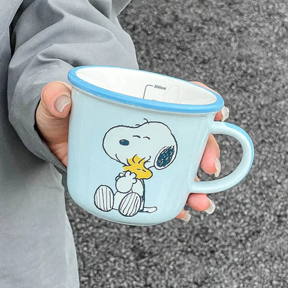 Snoopy Mugs Couple Kawaii Coffee Cup