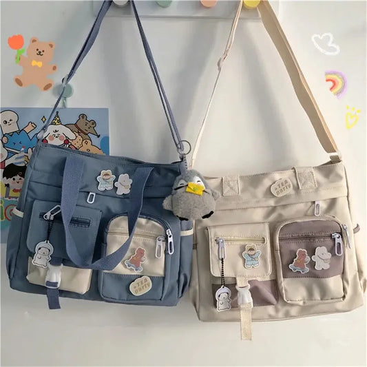 Waterproof Canvas Women’s Handbag – Shoulder, Tote & Crossbody