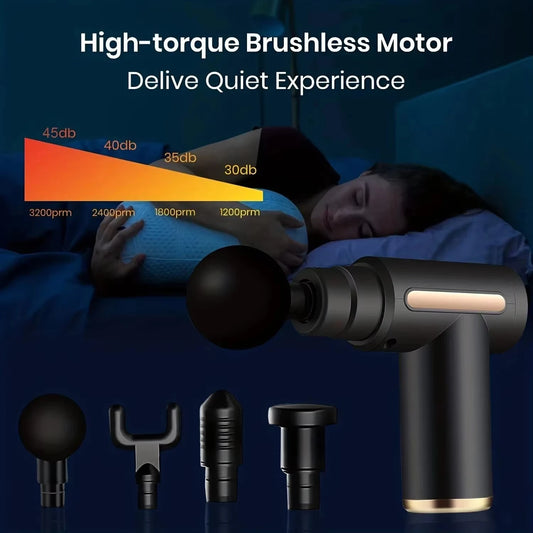 Mini Deep Tissue Massage Gun – Portable Percussion Muscle Massager